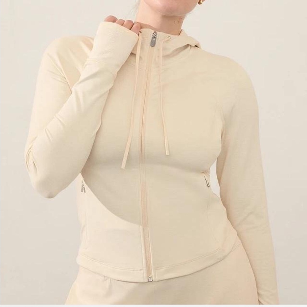 Athleta softluxe crop hoodie.
